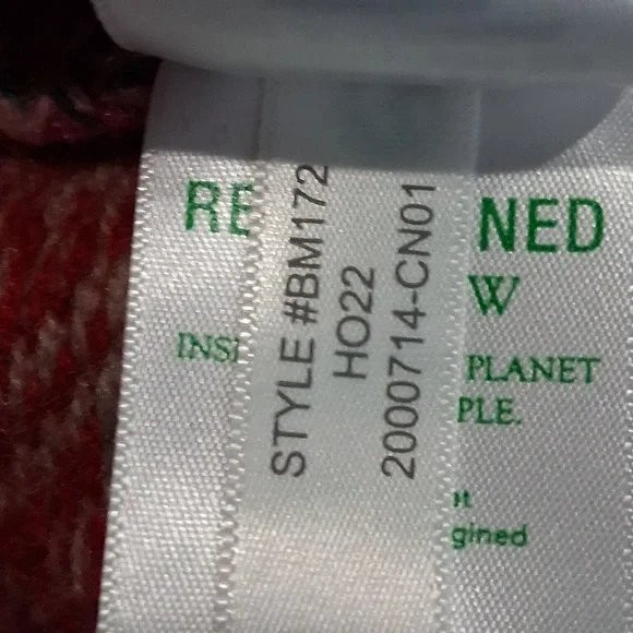 J.Crew Womens Size 2X Puff-Sleeve Fair Isle Crewneck Sweater Cherries - Picture 5 of 9